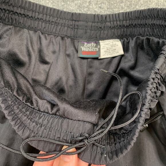 Vintage Early Winters Pants Womens S Small Black Lined Ankle Zip Windbreaker - Picture 7 of 15